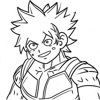 Bakugo Coloring Pages