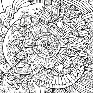 Black Background Coloring Pages