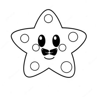 Mario Star Coloring Pages