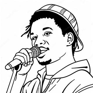 Lil Baby In Concert Coloring Page 24303-19190