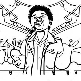 Lil Baby In Concert Coloring Page 24303-19191