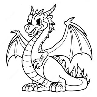 Fire Dragon Coloring Page 24312-19201