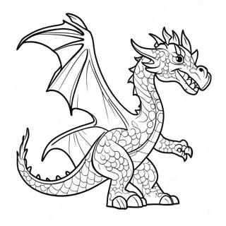 Fire Dragon Coloring Page 24312-19202