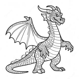 Fire Dragon Coloring Page 24312-19203