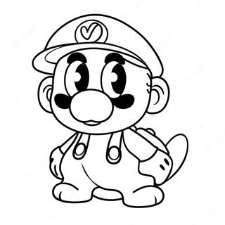 หน้าระบายสี Cappy Mario Odyssey 24322-19209