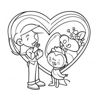 Will You Be My Valentine Coloring Page 24382-19247