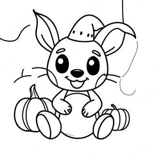 Halloween Stitch Coloring Pages