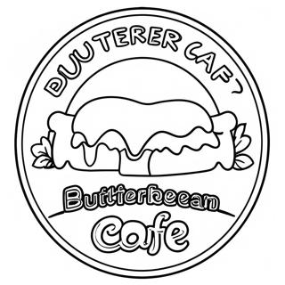 Pagini De Colorat Cu Logo-Ul Butterbean Cafe 24432-19282