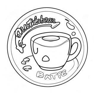 Pagini De Colorat Cu Logo-Ul Butterbean Cafe 24432-19283