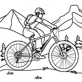 Mountain Bike Coloring Page 24472-19318