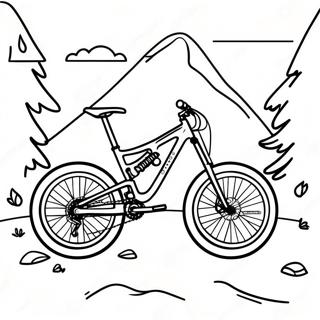 Mountain Bike Coloring Page 24472-19319