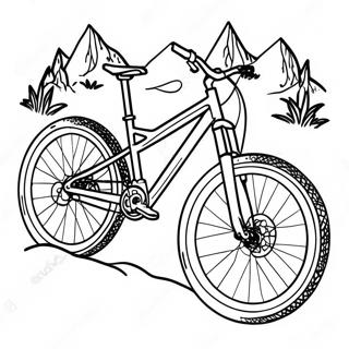 Mountain Bike Coloring Page 24472-19320