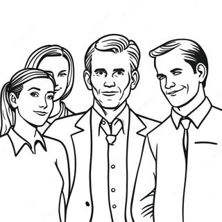 Supportive Friends In Alcoholics Anonymous Coloring Page 24483-19342