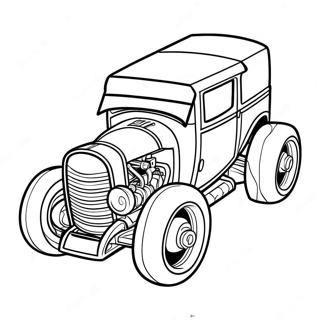 Bone Shaker Hot Wheels Coloring Page 24502-19398