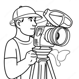 Titan Cameraman Coloring Page 24512-19349