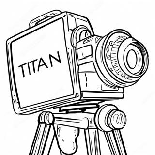 Titan Cameraman Coloring Page 24512-19351