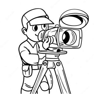 Titan Cameraman Coloring Page 24512-19352