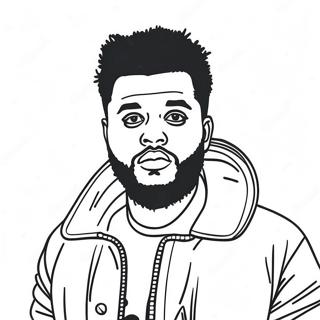 The Weeknd Coloring Page 24672-19494