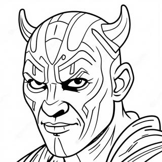 Darth Maul Coloring Pages