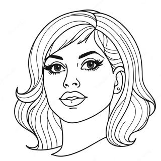 Lady Gaga Coloring Page 24722-19530