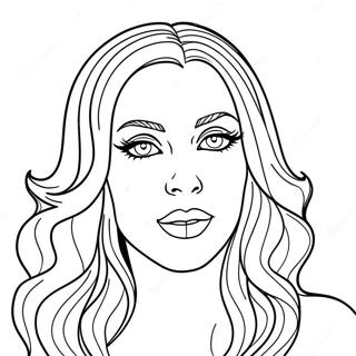 Lady Gaga Coloring Page 24722-19531