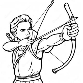 Bow And Arrow Coloring Pages