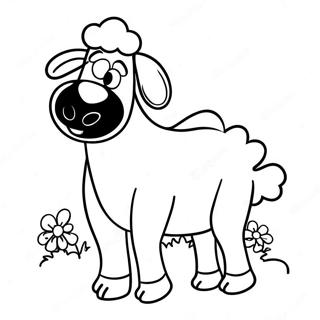 Şaun The Sheep Boyama Sayfaları