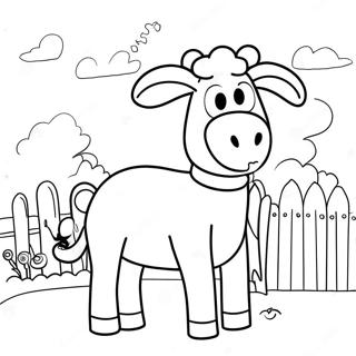 Shaun The Sheep Coloring Page 24742-19555