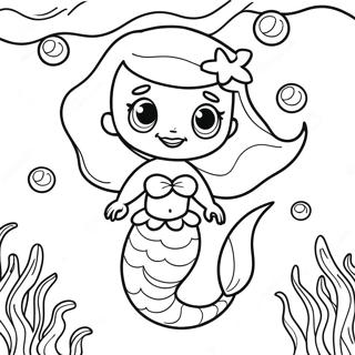 Little Mermaid 2 Underwater Adventure Coloring Page 24772-19574