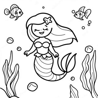 Little Mermaid 2 Underwater Adventure Coloring Page 24772-19576