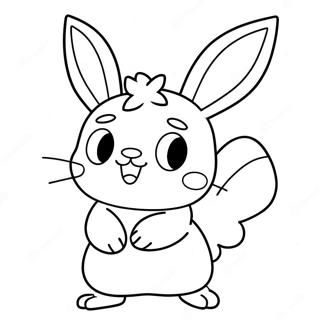 Scorbunny Coloring Pages