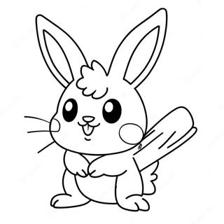 Scorbunny Ausmalbild 24832-19607