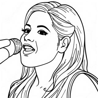 Shakira Coloring Pages