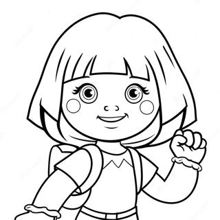 Dora The Explorer Coloring Page 24982-19730