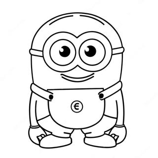 Purple Minion Coloring Page 25032-19784