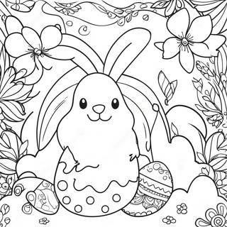 Easter Adult Coloring Page 25062-19800