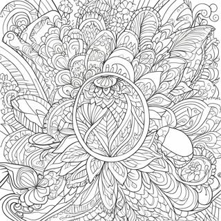 Intricate Easter Egg Patterns Coloring Page 25063-19804