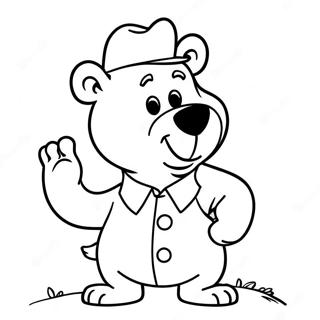 Yogi Bear Coloring Page 25082-19834