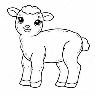 Lamb Coloring Page 25092-19815