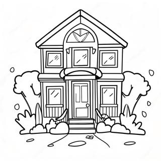 Welcome Home Coloring Page 2510-2010