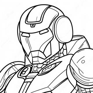 Futuristic War Machine Coloring Page 25143-19868