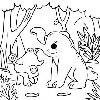 Animal Habitat Jungle Coloring Page 25172-19888