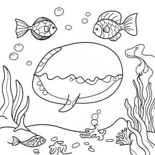 Colorful Ocean Habitat Coloring Page 25173-19923