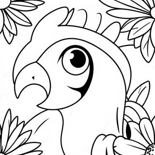 Macaw Coloring Page 25192-19902