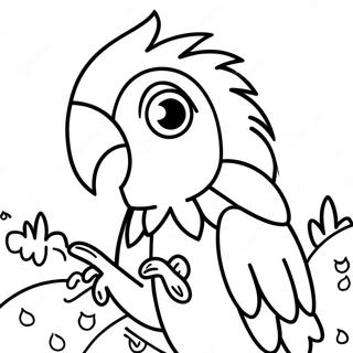 Macaw Coloring Page 25192-19904