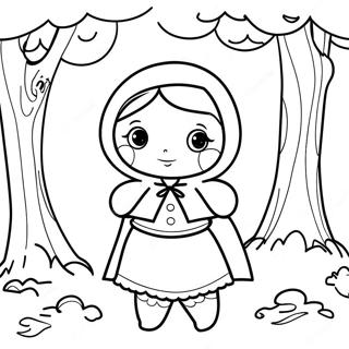 Little Red Riding Hood Coloring Pages