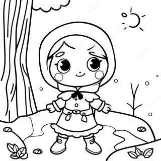 Little Red Riding Hood Coloring Page 25202-19898