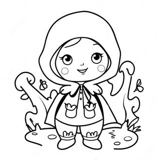 Little Red Riding Hood Coloring Page 25202-19900