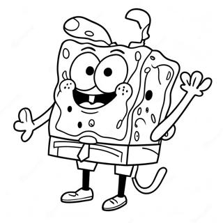 Spongebob And Friends Coloring Pages