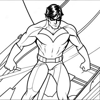 Nightwing Coloring Page 25262-19968